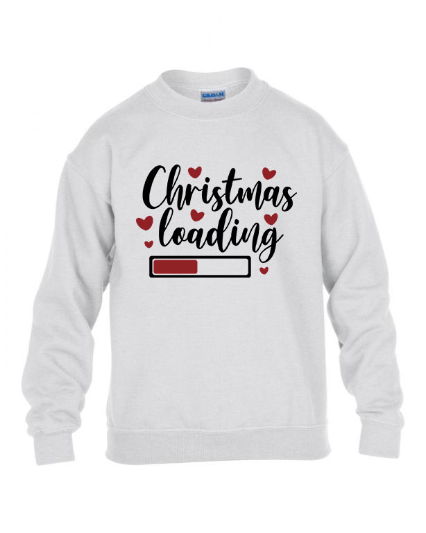 karácsony christmas karácsonyos Fehér Gyerek Pulóver