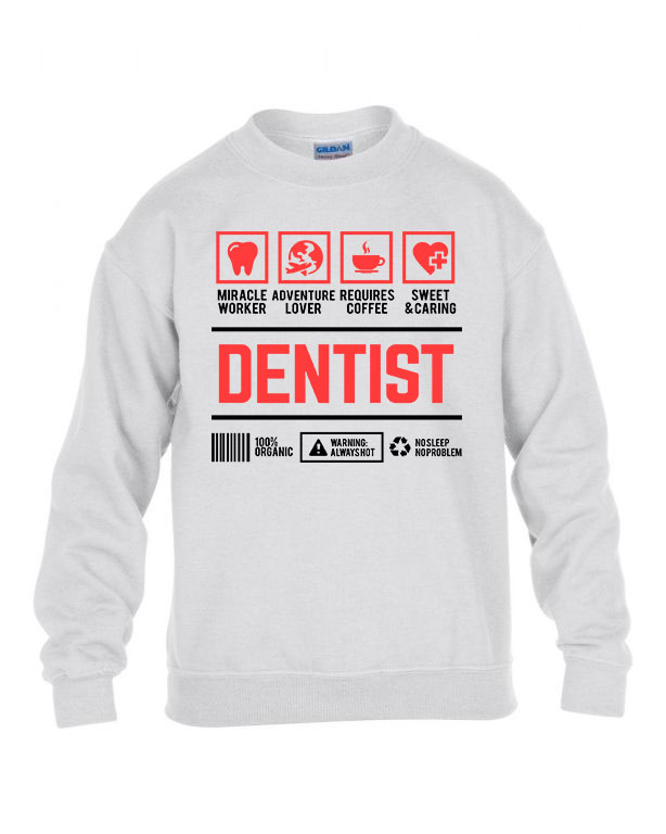 fogorvos fogászat dentist Fehér Gyerek Pulóver