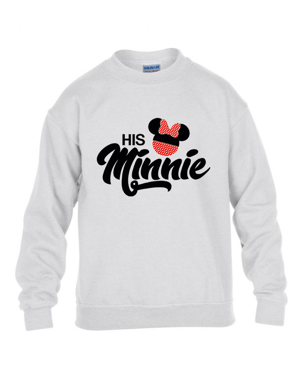 his minnie páros pároknak Fehér Gyerek Pulóver