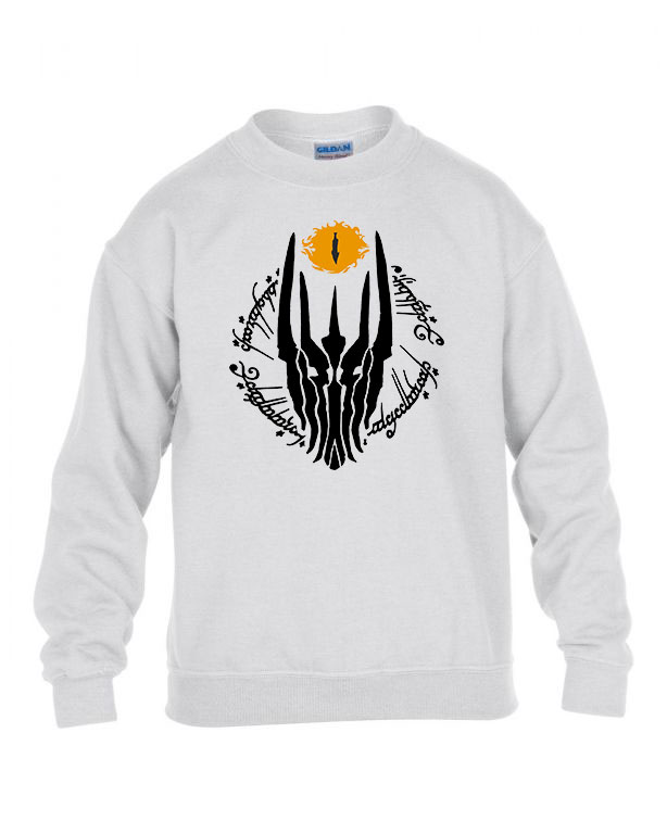 gyűrűk ura mordor szauron Fehér Gyerek Pulóver