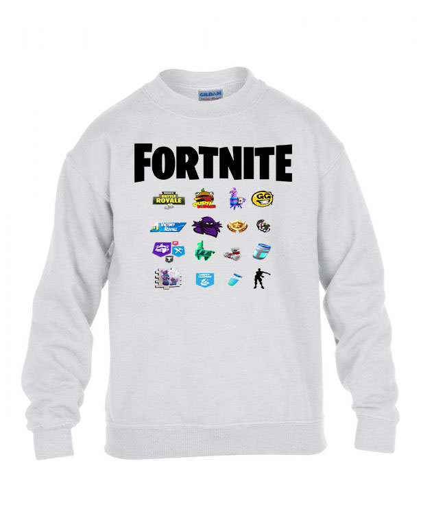 fortnite loot láma Fehér Gyerek Pulóver