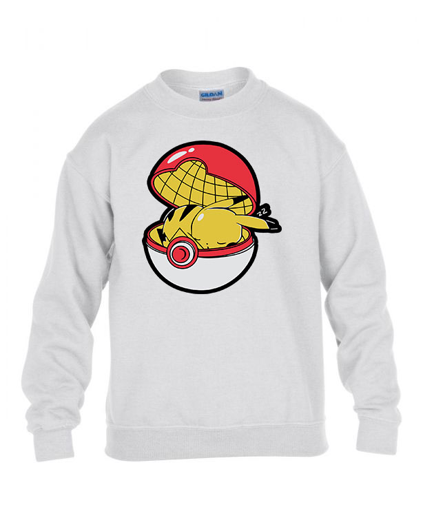 pokemon pikachu Fehér Gyerek Pulóver