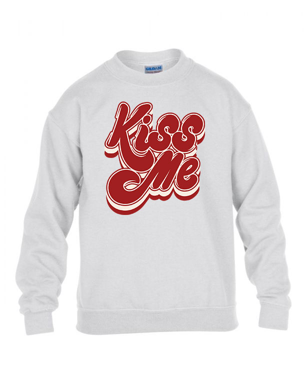 kiss me Fehér Gyerek Pulóver