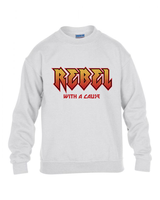 rebel with cause Fehér Gyerek Pulóver