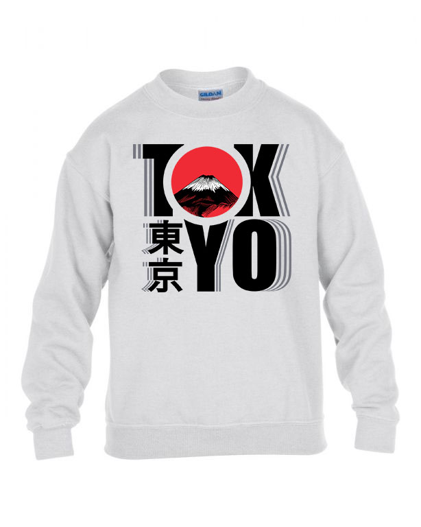 tokyo japán japan Fehér Gyerek Pulóver