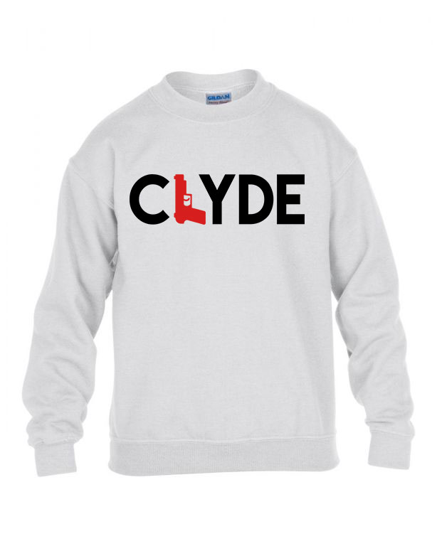 Bonnie és Clyde Fehér Gyerek Pulóver