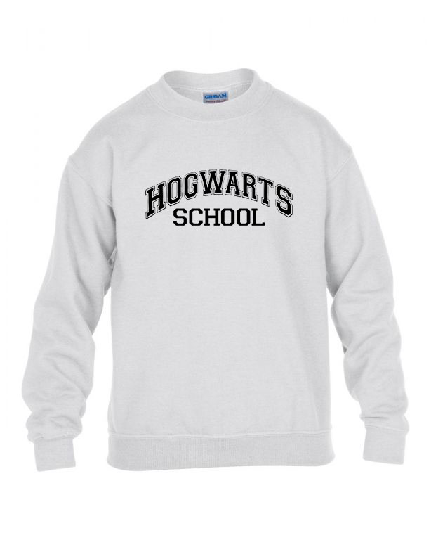 harry potter roxfort hogwarts Fehér Gyerek Pulóver
