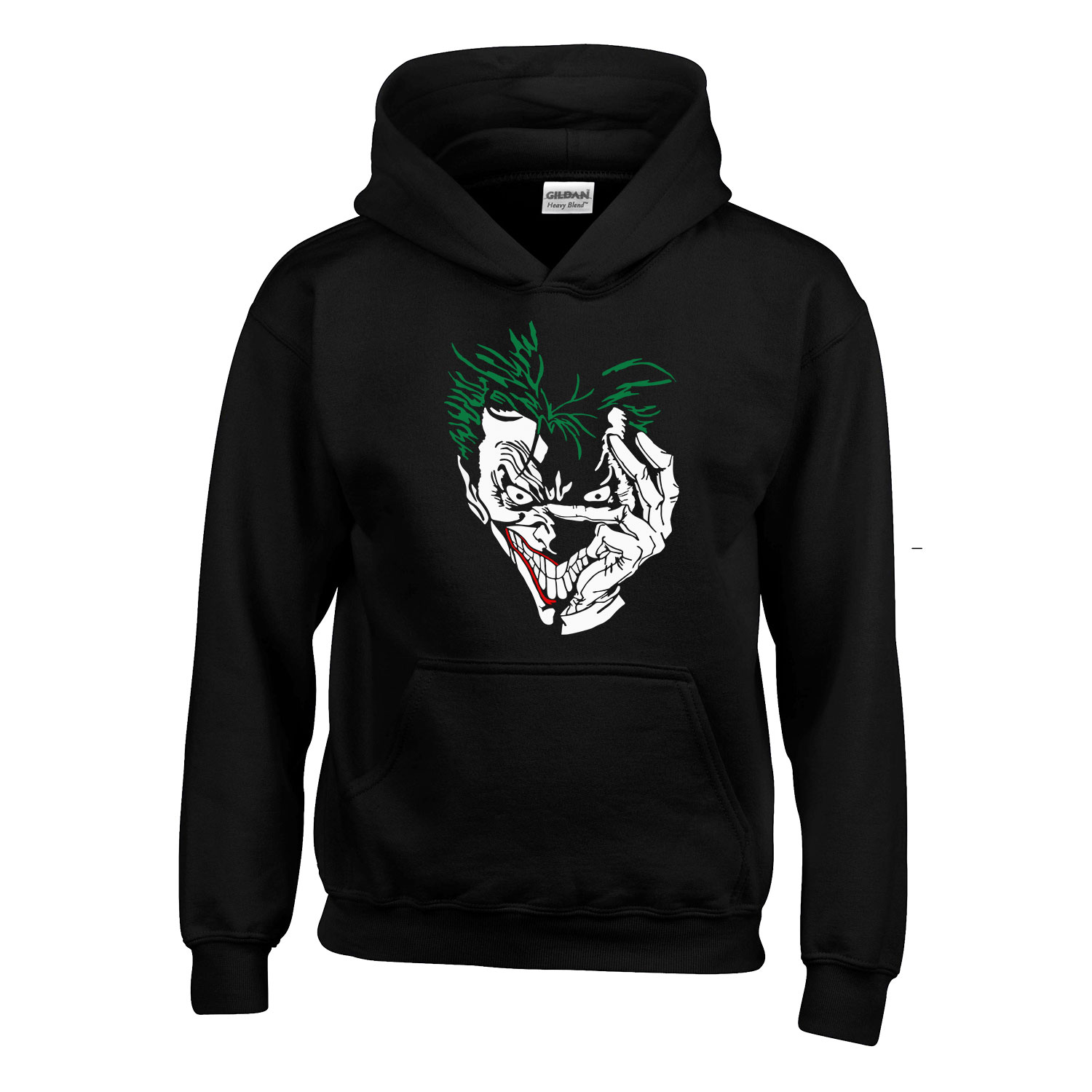 Joker Fekete Gyerek Kapucnis Pulóver