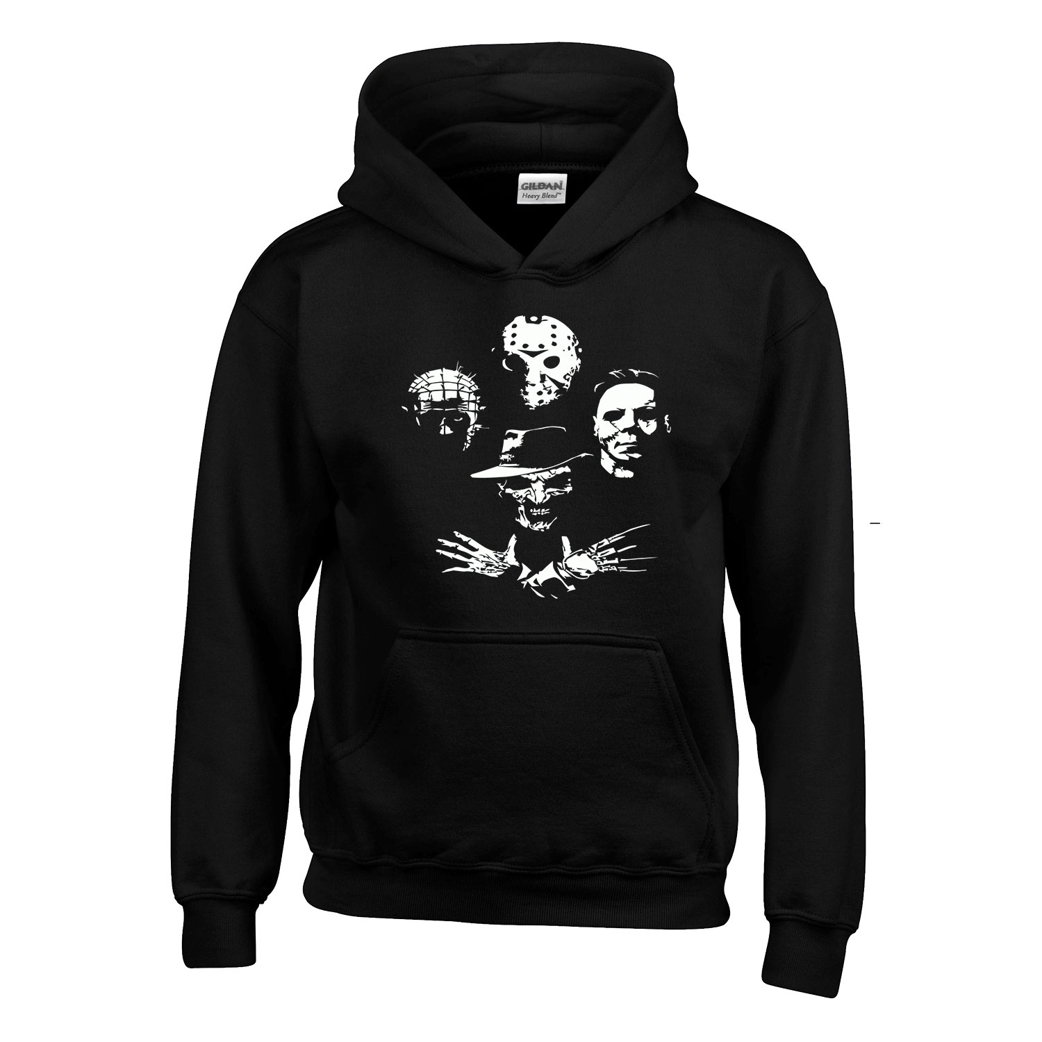 horror freddy krueger jason myers halloween Fekete Gyerek Kapucnis Pulóver