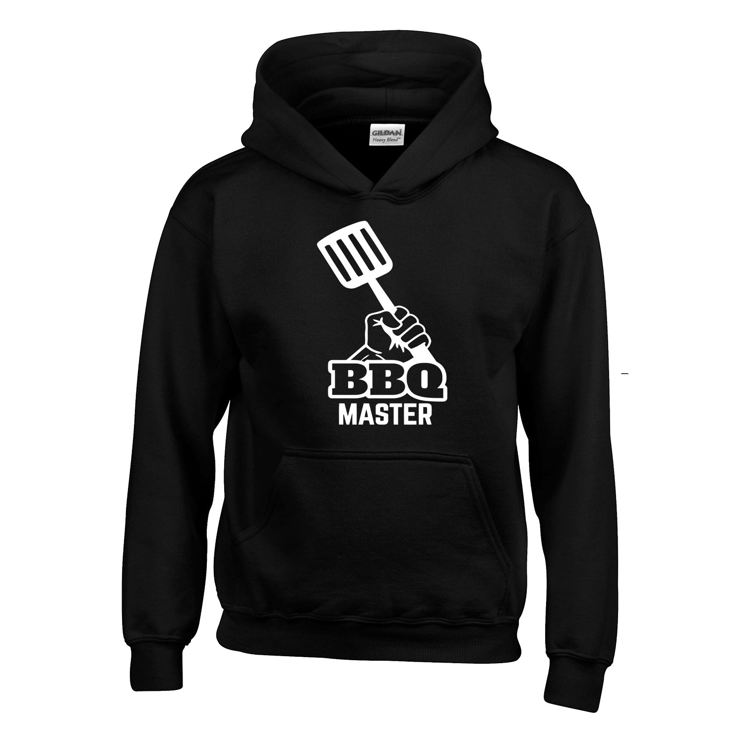 bbq grill grillezés Fekete Gyerek Kapucnis Pulóver