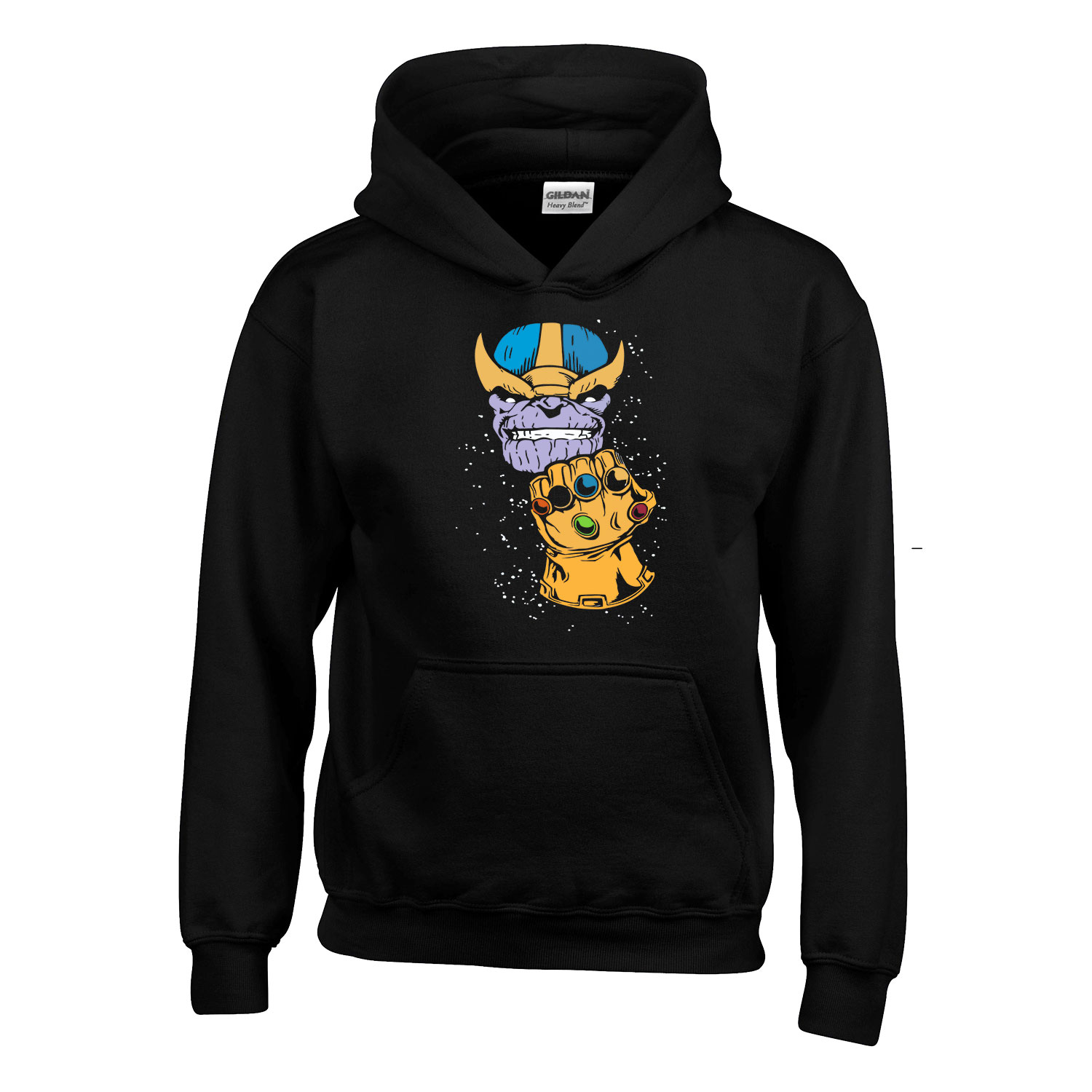 avengers bosszúállók thanos Fekete Gyerek Kapucnis Pulóver