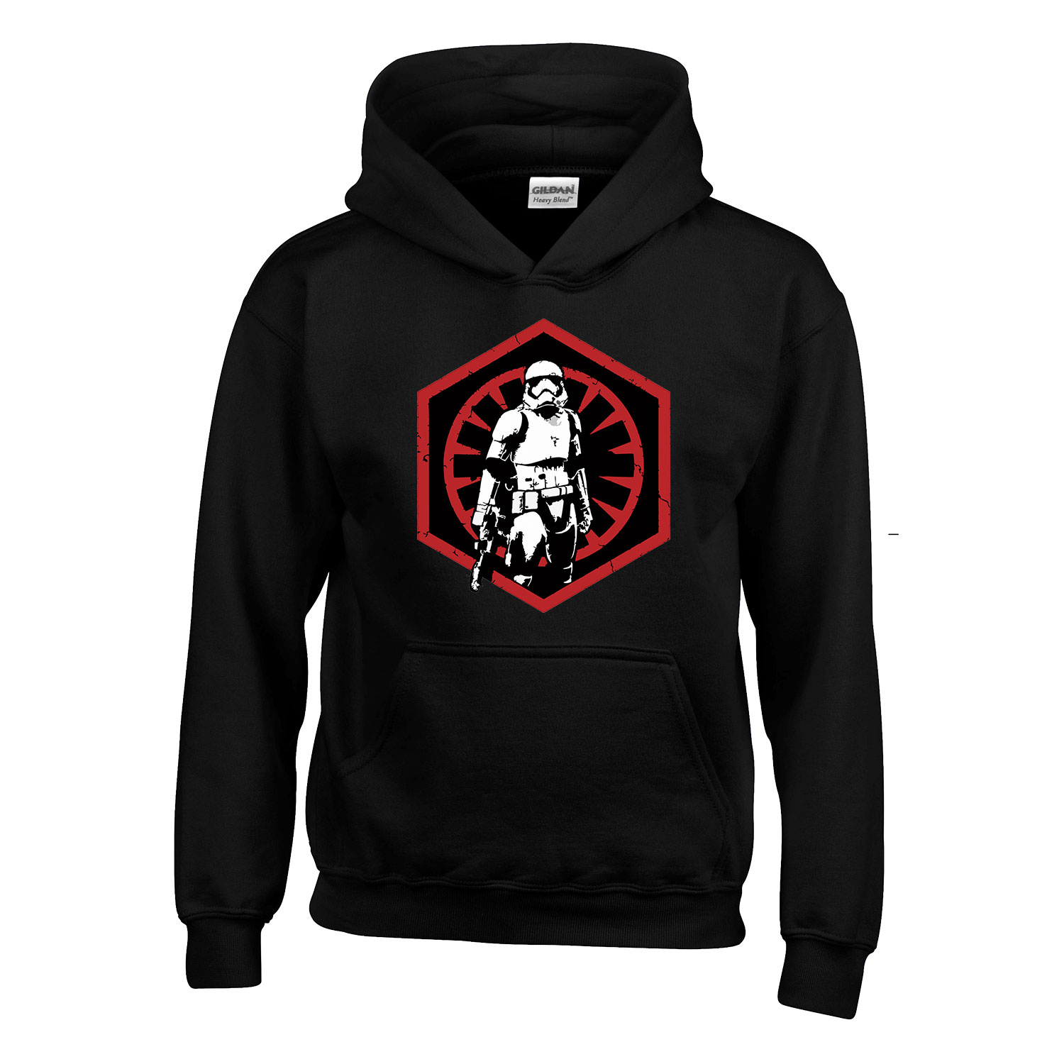 Star Wars Strom Trooper Fekete Gyerek Kapucnis Pulóver