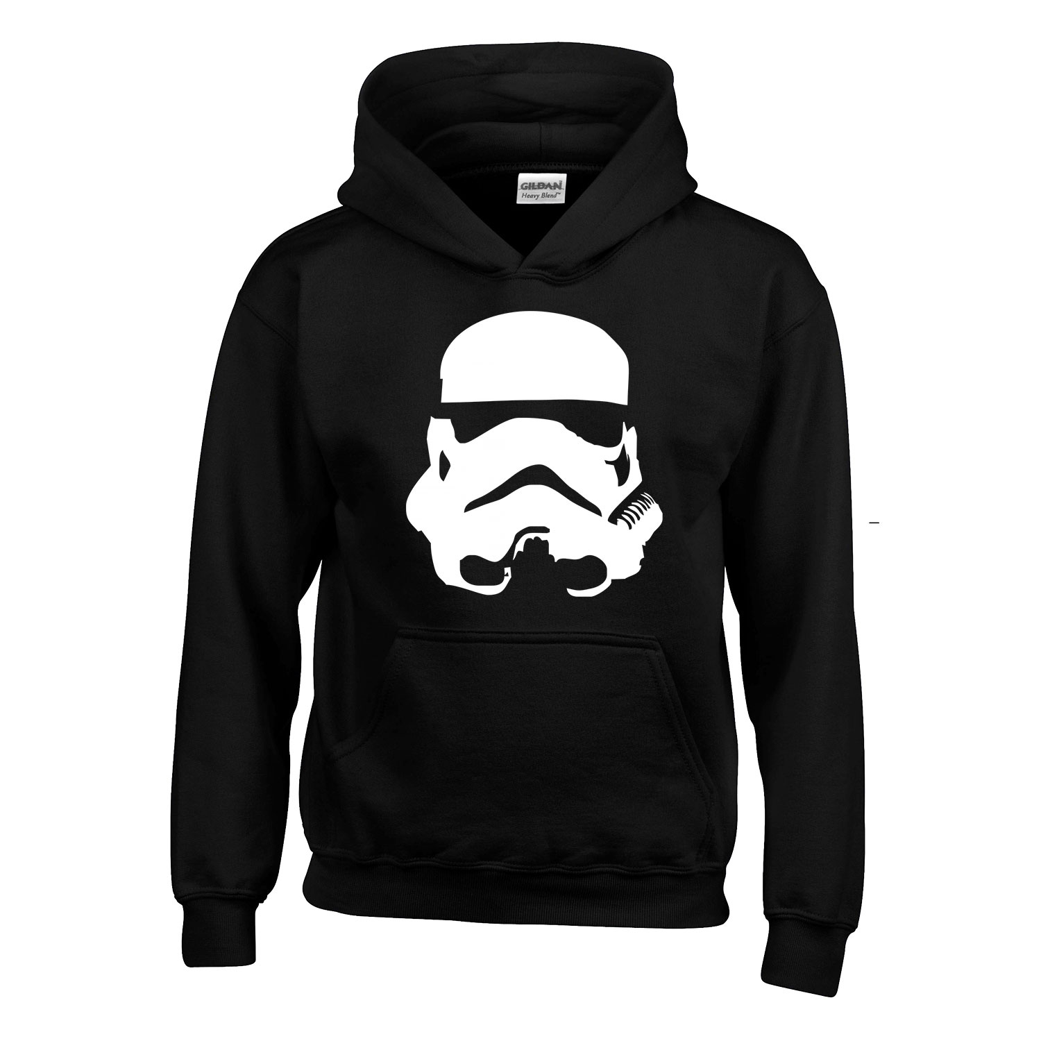 storm trooper star wars Fekete Gyerek Kapucnis Pulóver