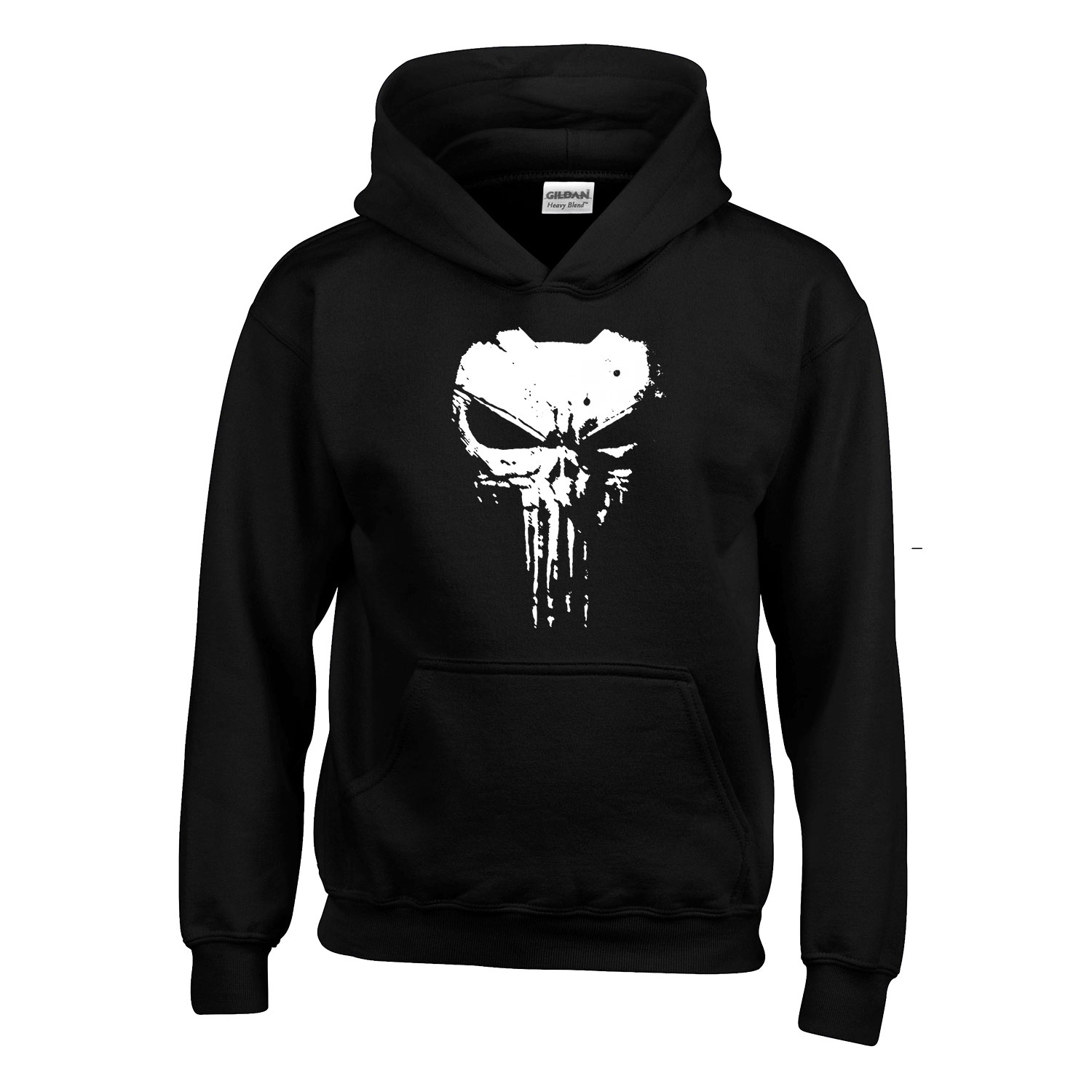 megtorló punisher Fekete Gyerek Kapucnis Pulóver