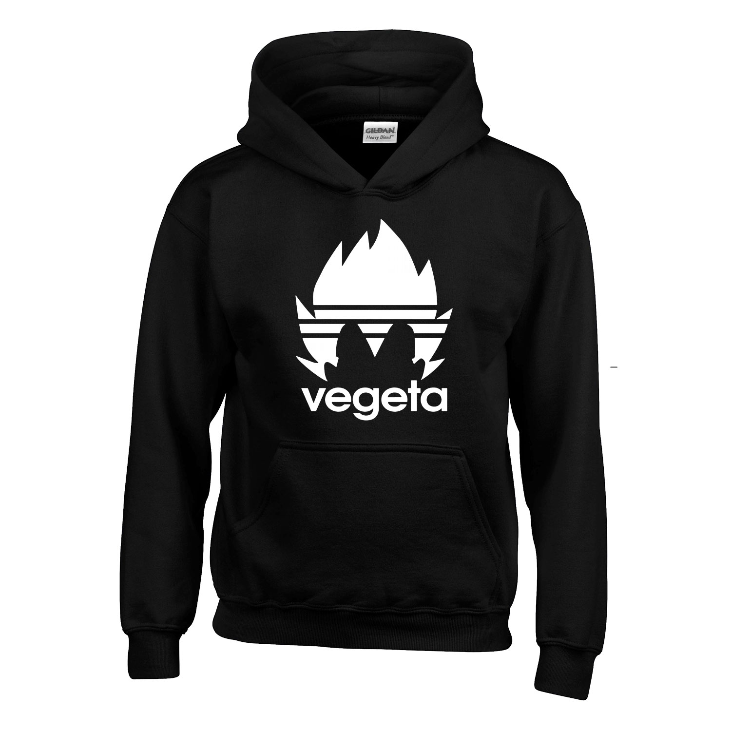 vegeta dragon ball Fekete Gyerek Kapucnis Pulóver