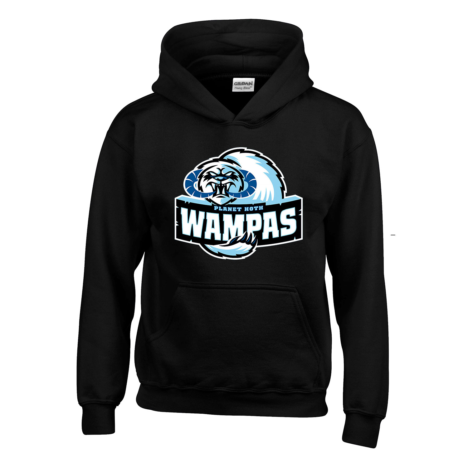 wampas star wars wampa Fekete Gyerek Kapucnis Pulóver