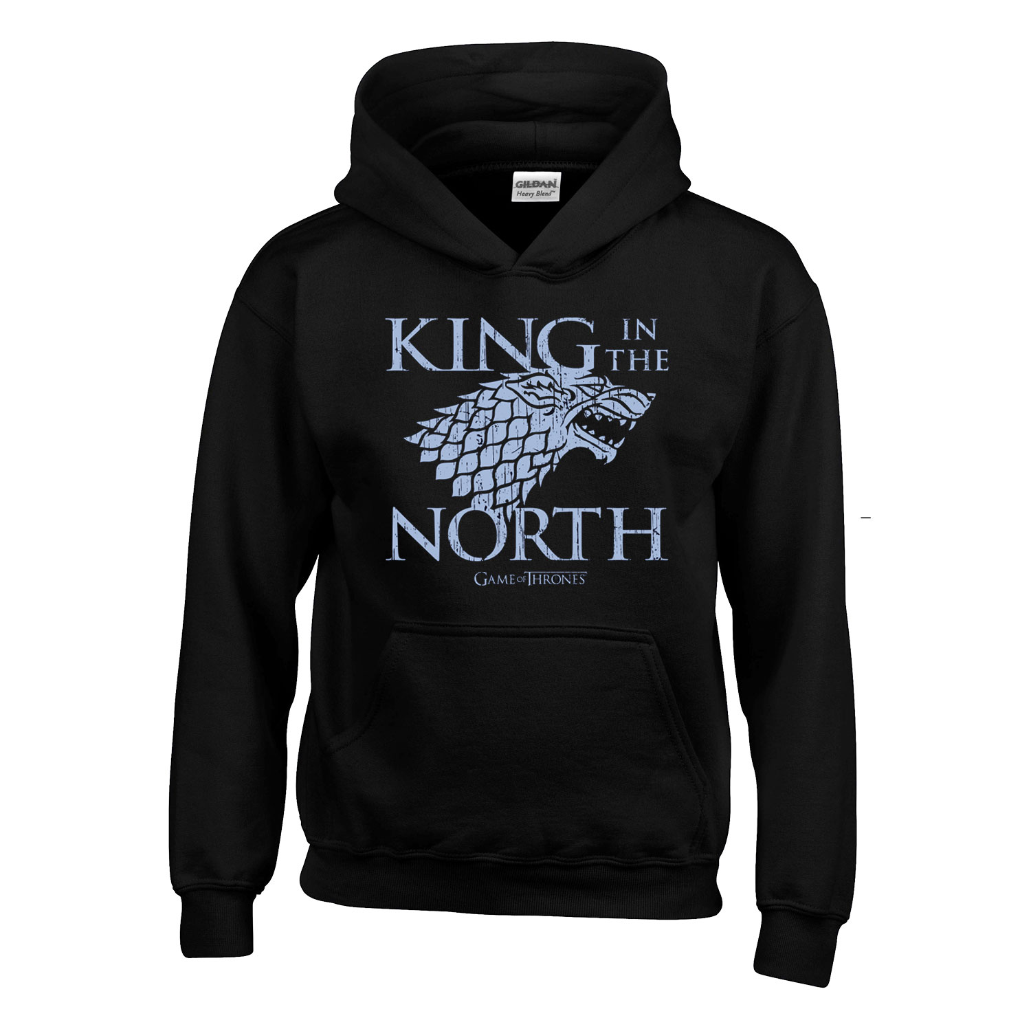 trónok harca game of thrones house stark Fekete Gyerek Kapucnis Pulóver