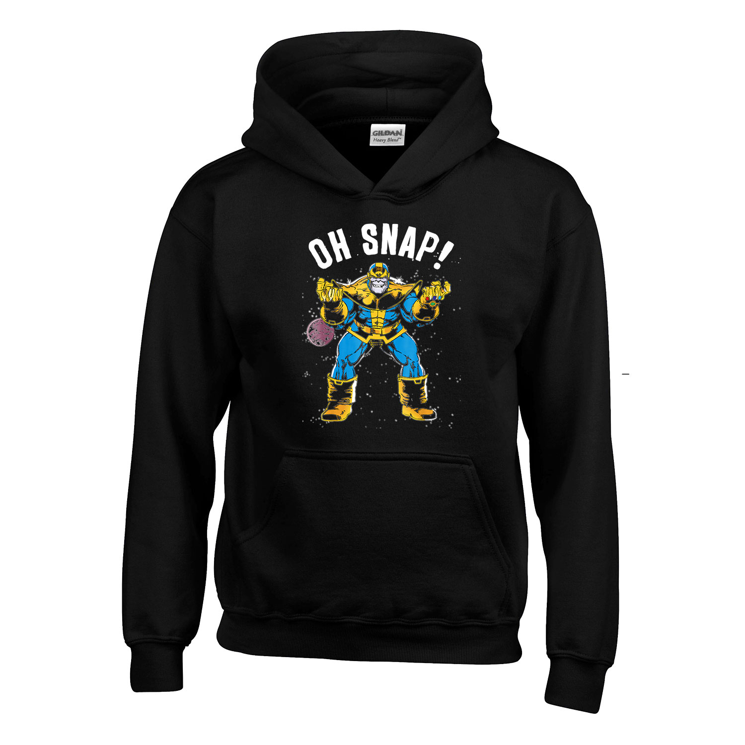 thanos avengers Fekete Gyerek Kapucnis Pulóver