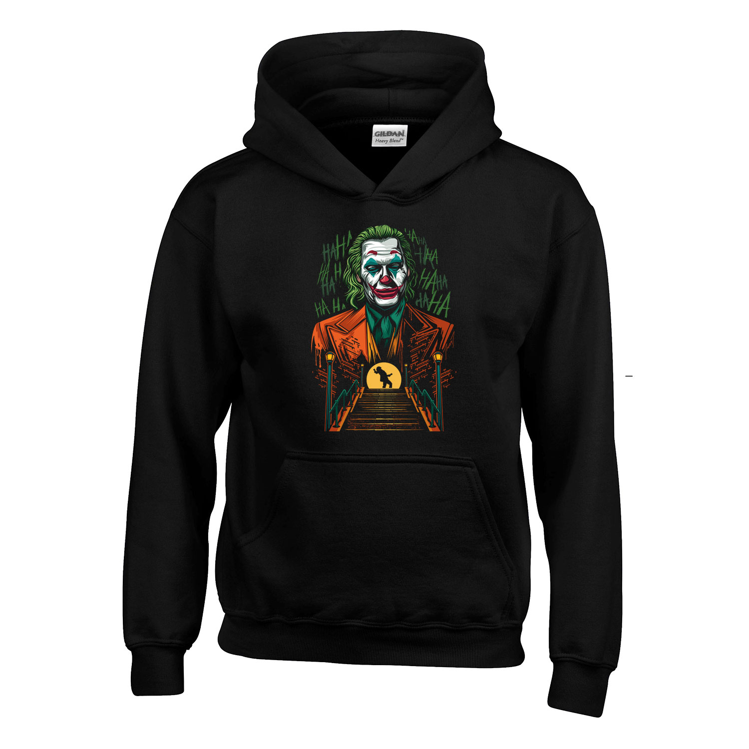 joker Fekete Gyerek Kapucnis Pulóver