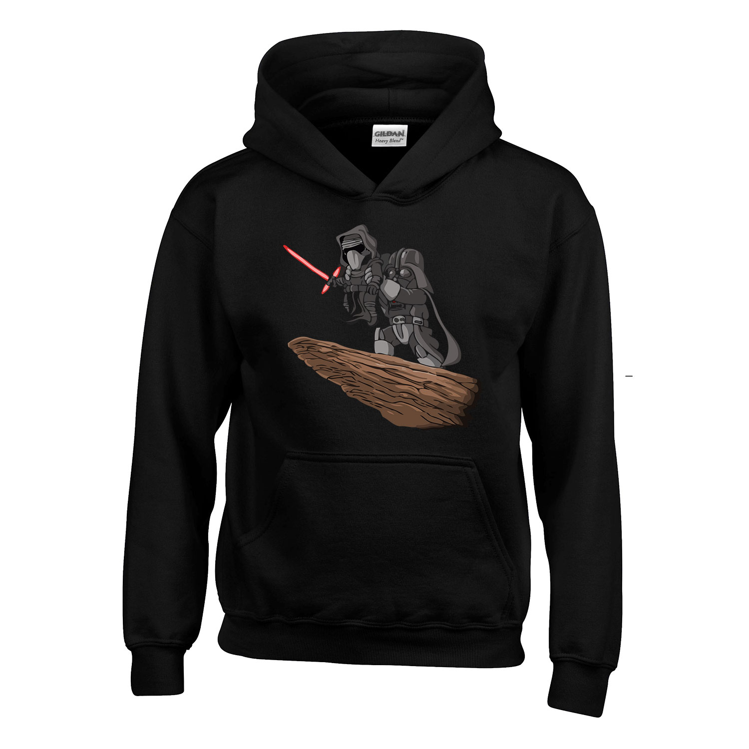 star wars kylo ren darth vader Fekete Gyerek Kapucnis Pulóver