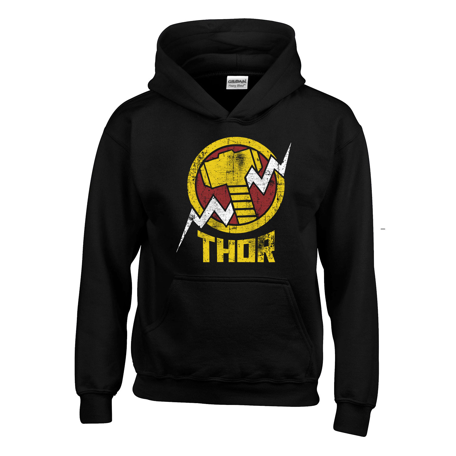 thor avengers Fekete Gyerek Kapucnis Pulóver