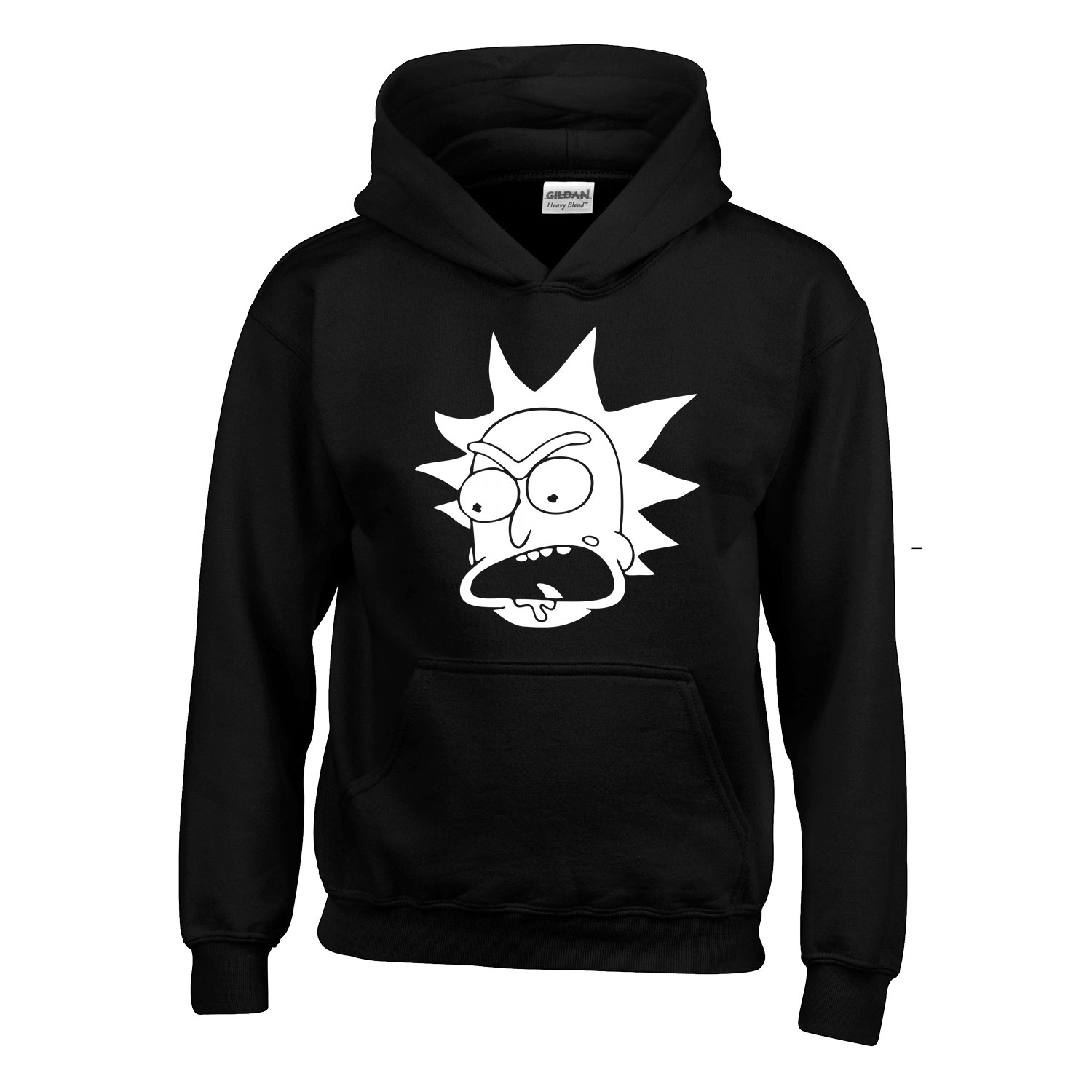 rick és morty Fekete Gyerek Kapucnis Pulóver
