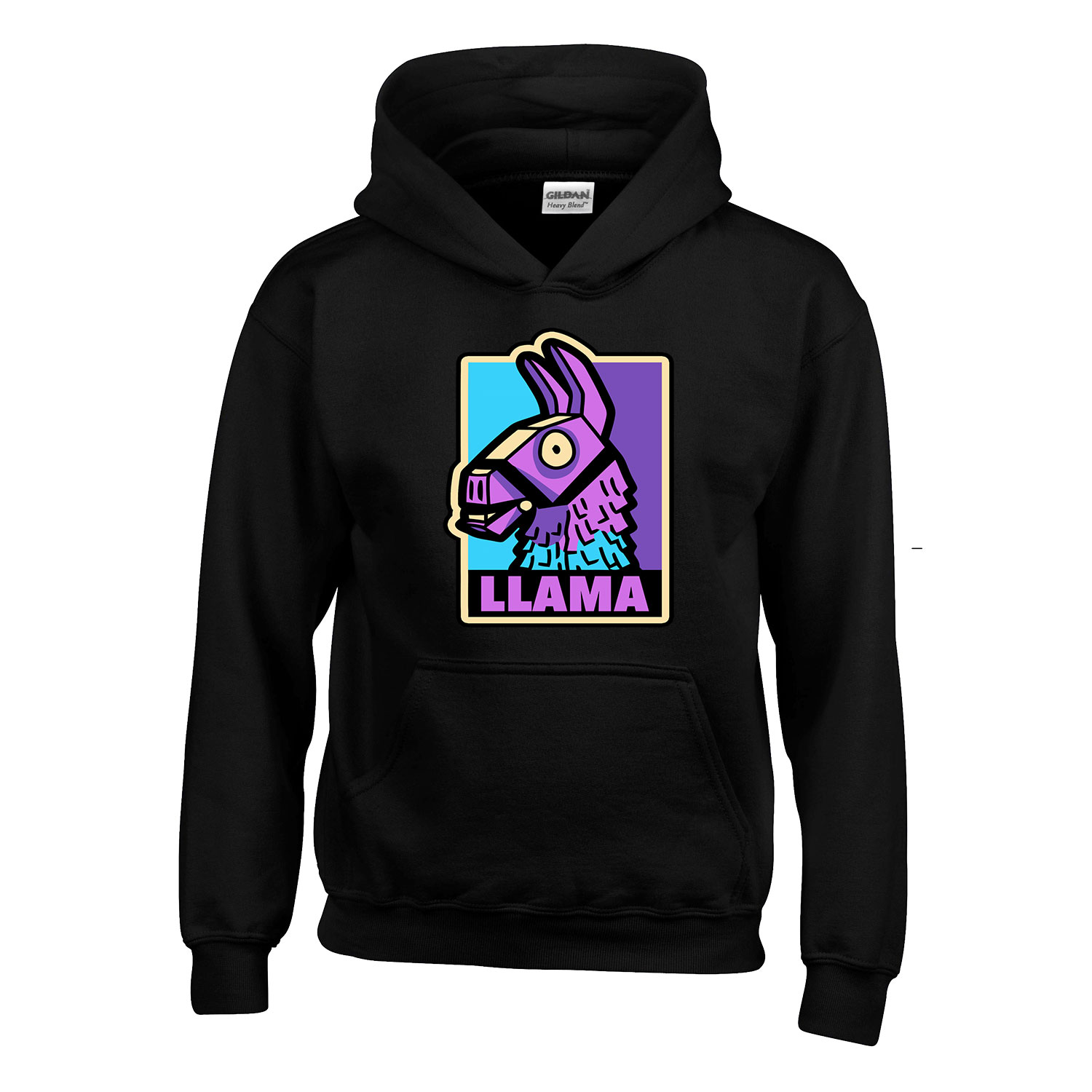 fortnite loot láma Fekete Gyerek Kapucnis Pulóver