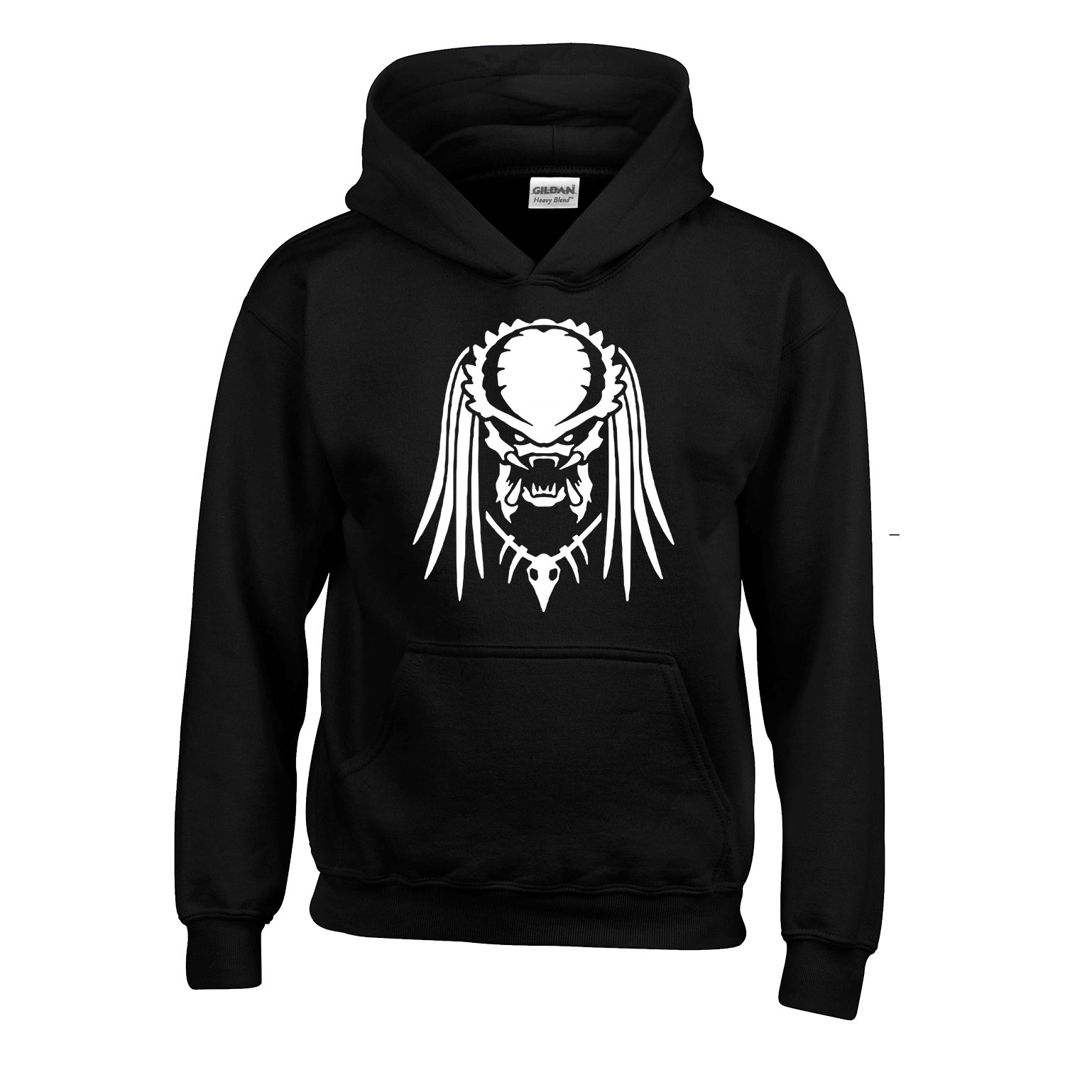 predator Fekete Gyerek Kapucnis Pulóver