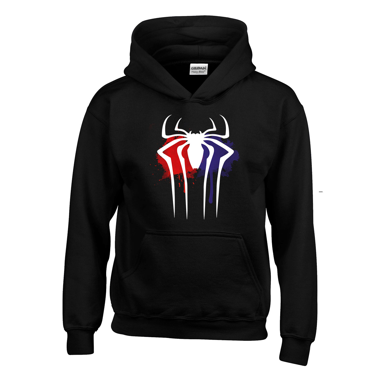 spider man pókember Fekete Gyerek Kapucnis Pulóver