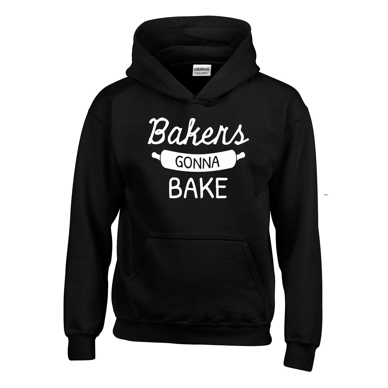 sütés cukrász bake baking Fekete Gyerek Kapucnis Pulóver