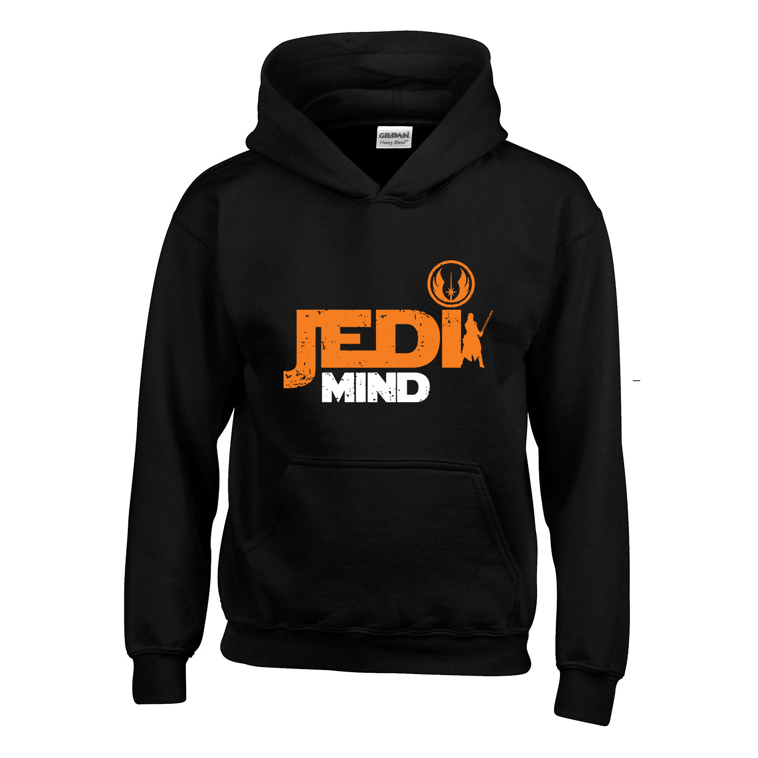 star wars jedi Fekete Gyerek Kapucnis Pulóver