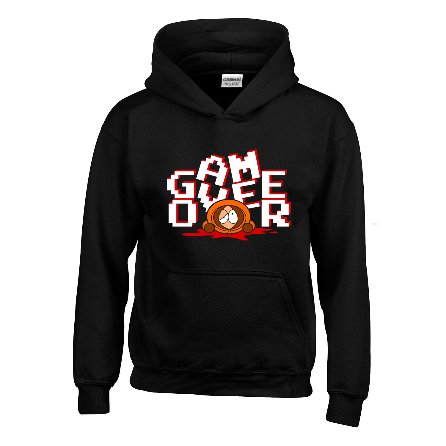 kenny south park Fekete Gyerek Kapucnis Pulóver