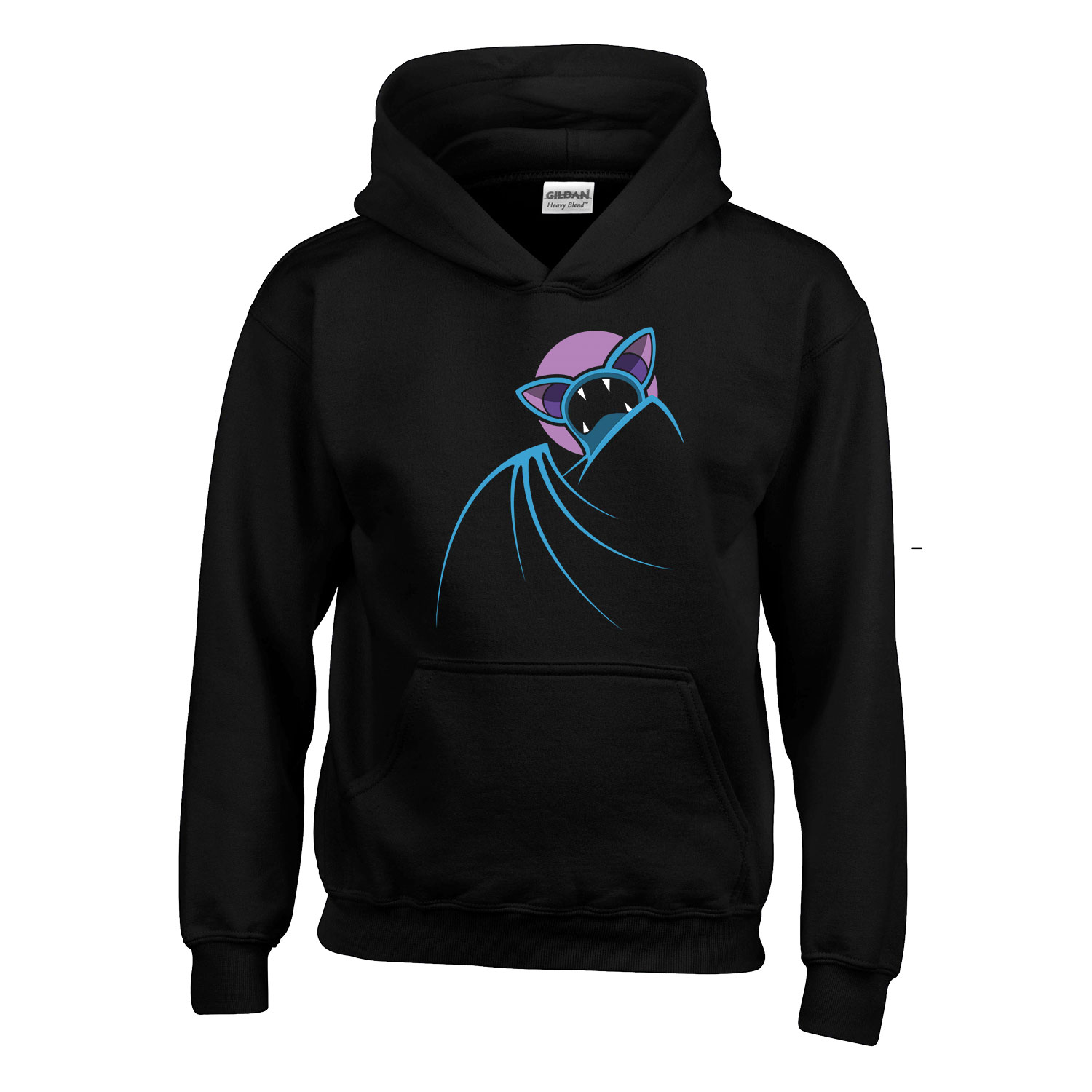 zubat pokemon Fekete Gyerek Kapucnis Pulóver