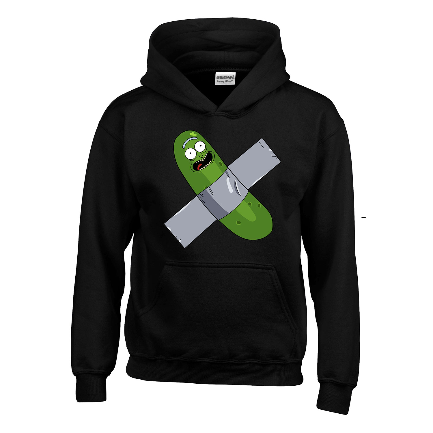 ubi rick rick és morty pickle rick Fekete Gyerek Kapucnis Pulóver