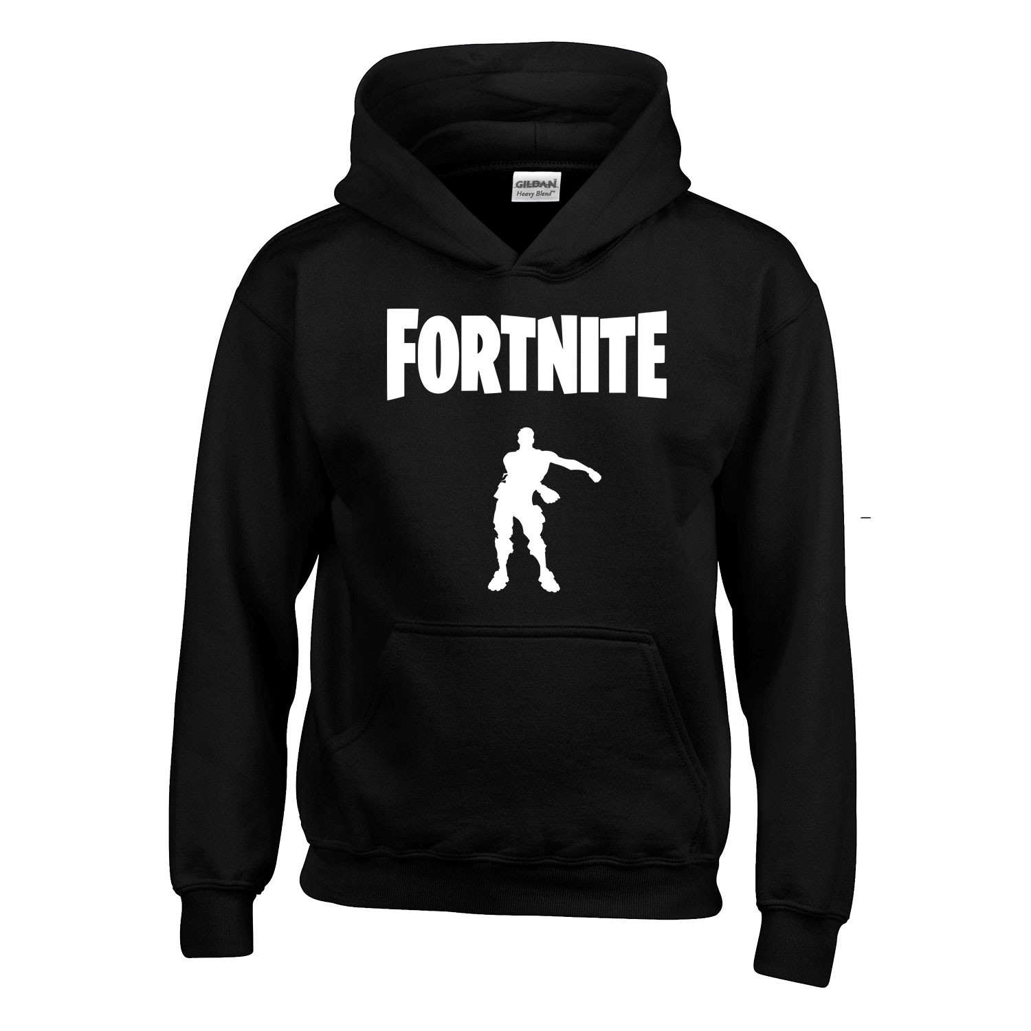 fortnite floss like a boss emote Fekete Gyerek Kapucnis Pulóver