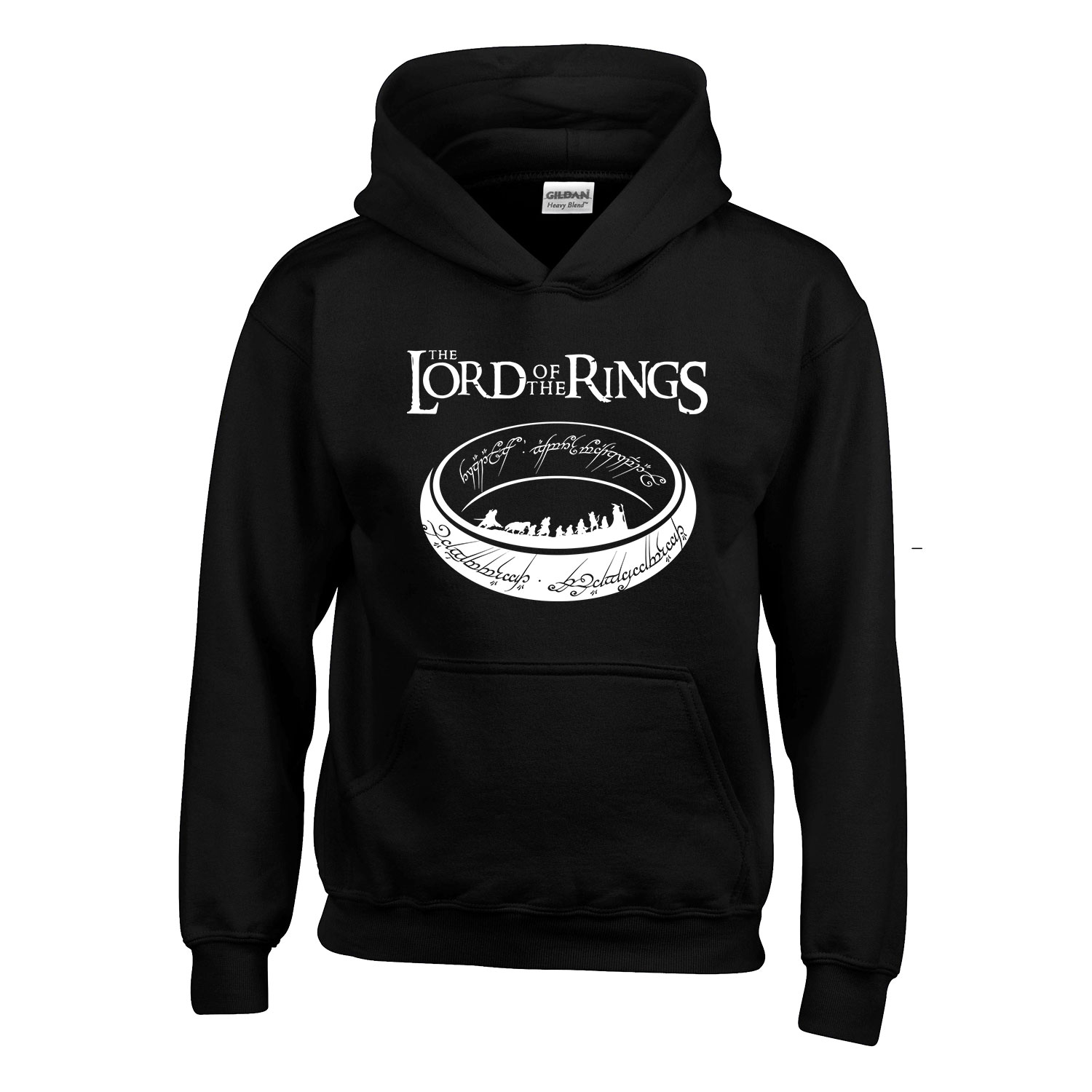 the lord of the rings a gyűrűk ura Fekete Gyerek Kapucnis Pulóver