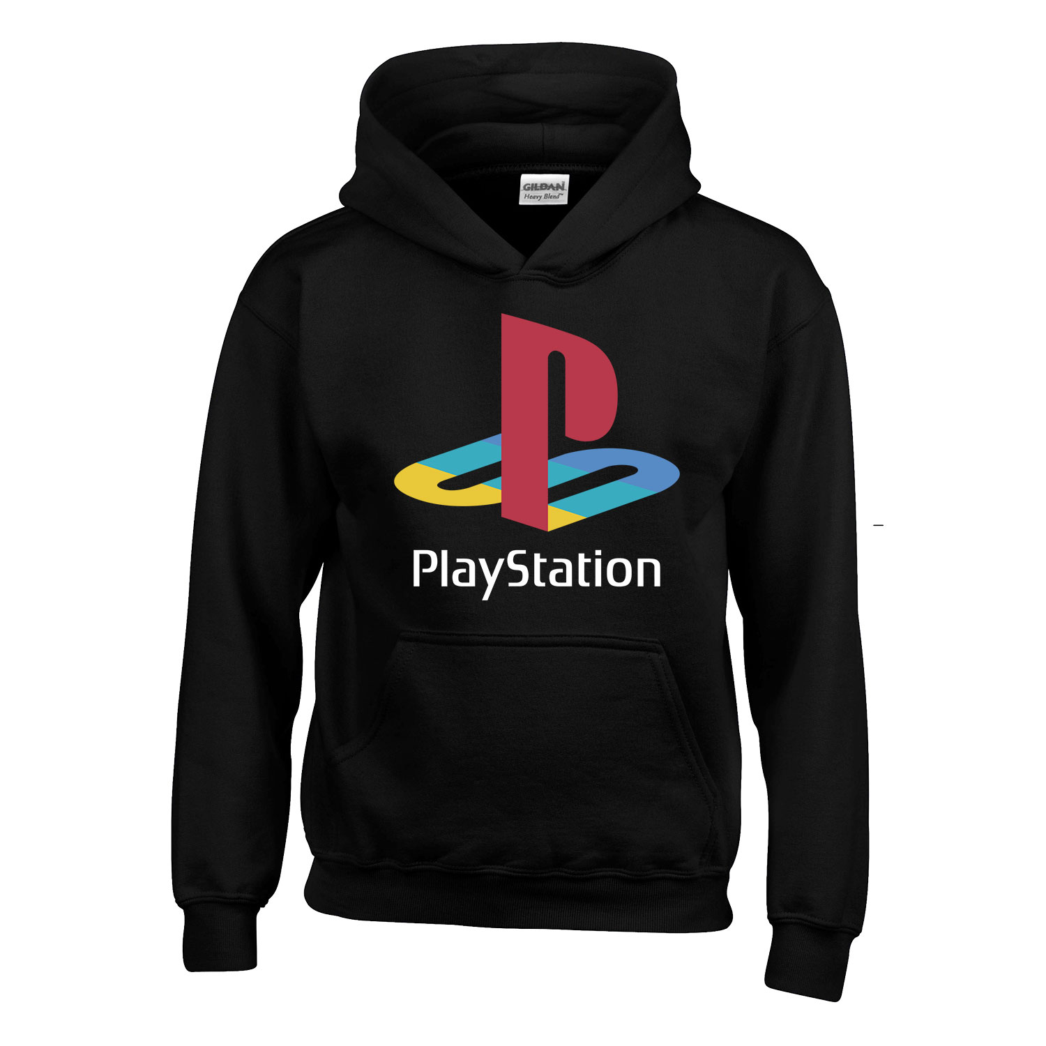playstation Fekete Gyerek Kapucnis Pulóver