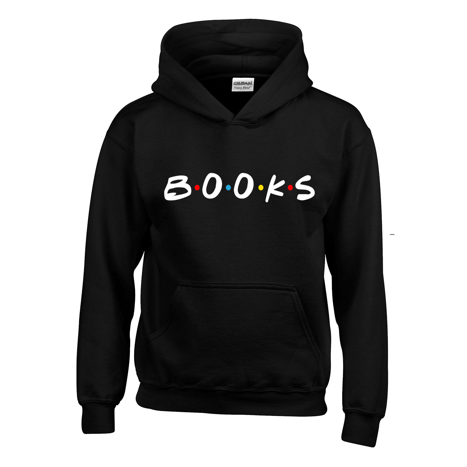 könyvek olvasás books könyv Fekete Gyerek Kapucnis Pulóver