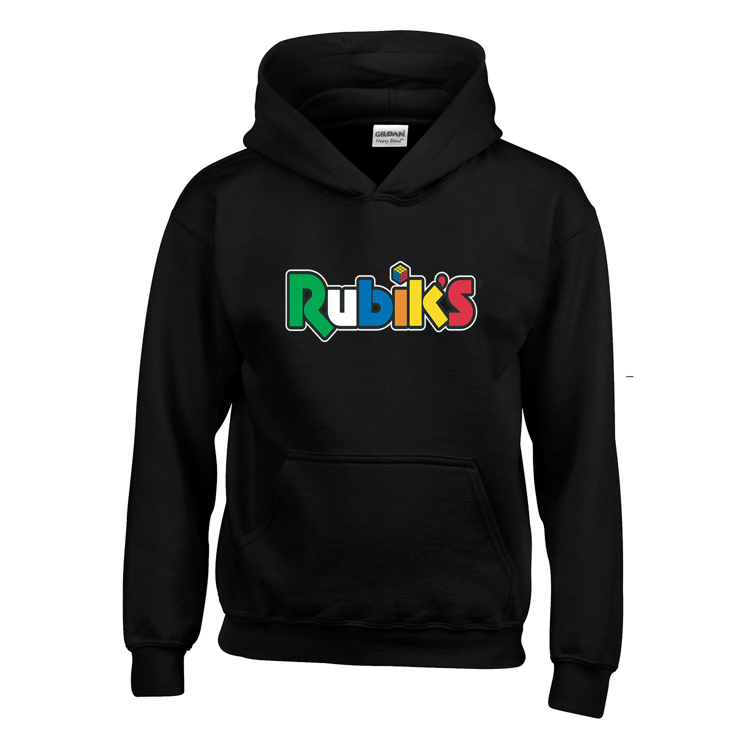 rubik kocka Fekete Gyerek Kapucnis Pulóver