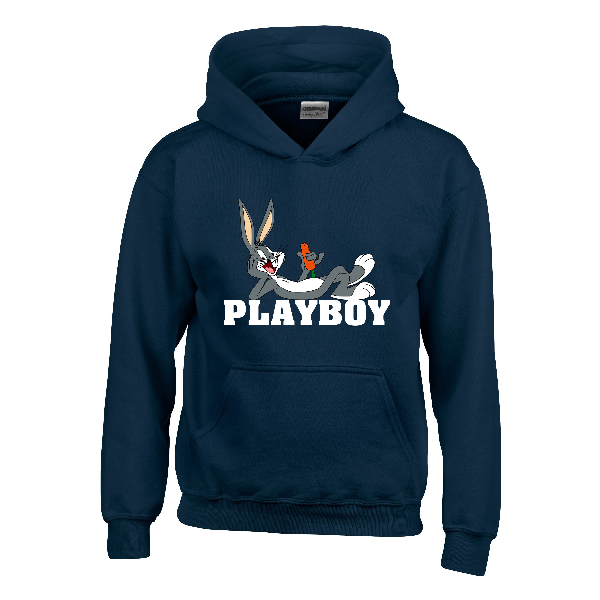tapsi hapsi playboy Sötétkék Gyerek Kapucnis Pulóver