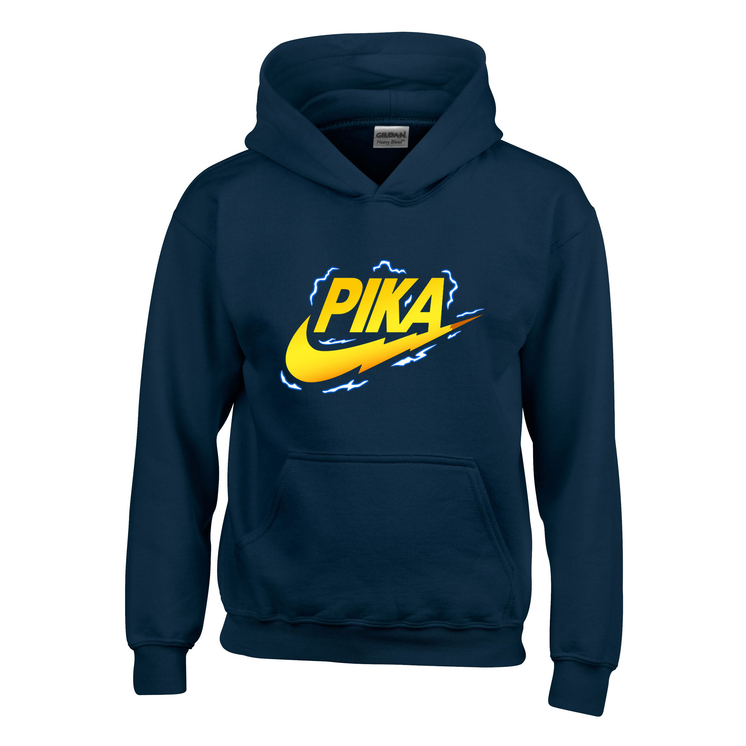pikachu Sötétkék Gyerek Kapucnis Pulóver