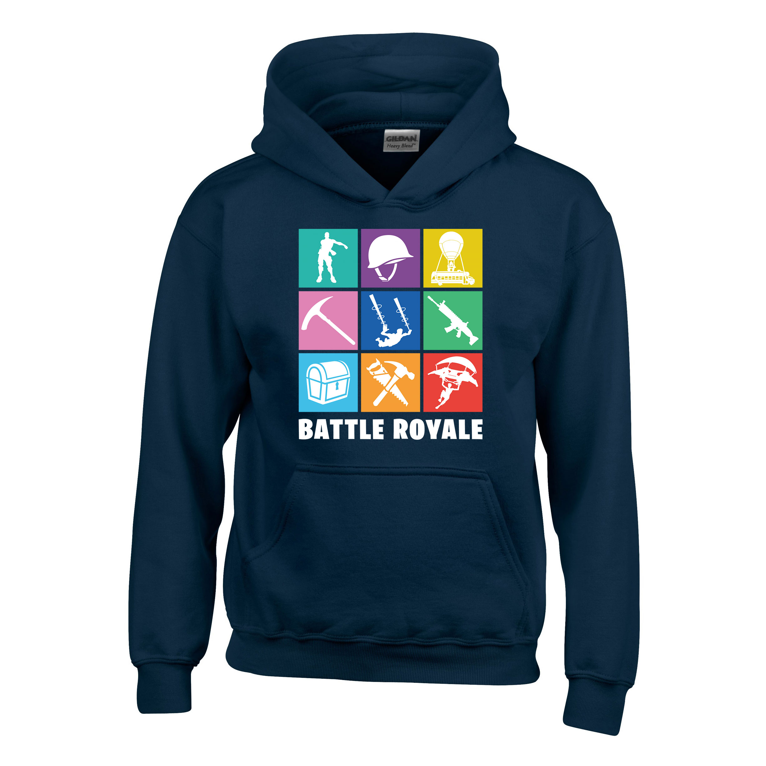 fortnite emote Sötétkék Gyerek Kapucnis Pulóver