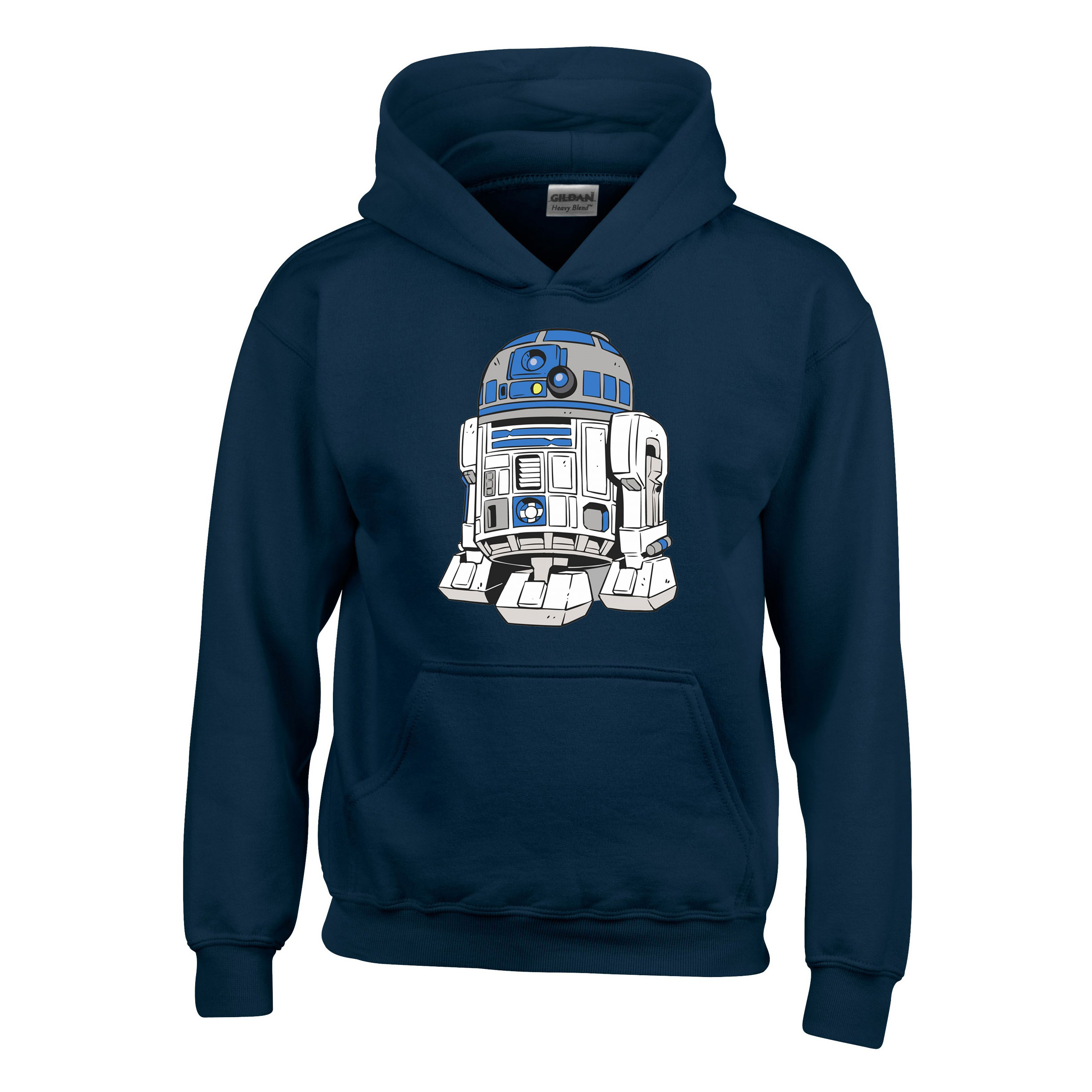 r2d2 star wars Sötétkék Gyerek Kapucnis Pulóver