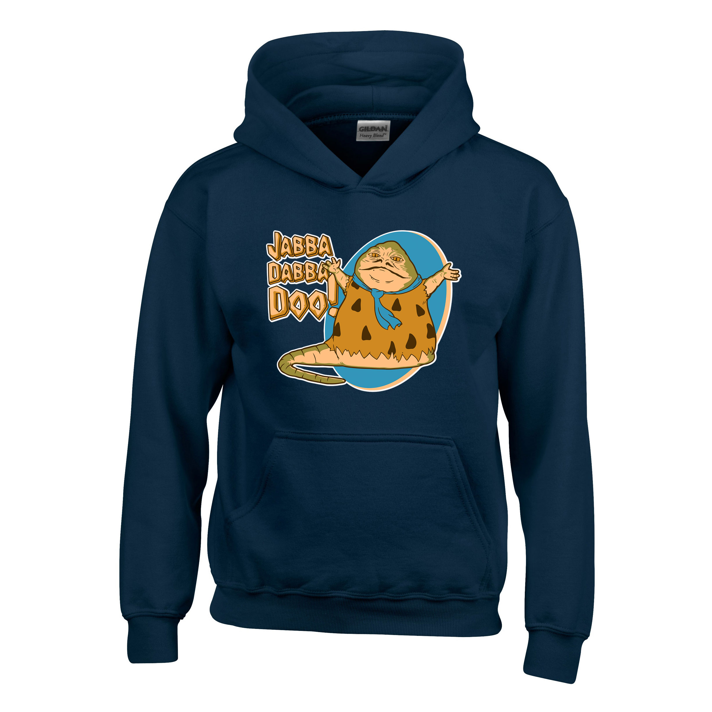 star wars jabba Sötétkék Gyerek Kapucnis Pulóver