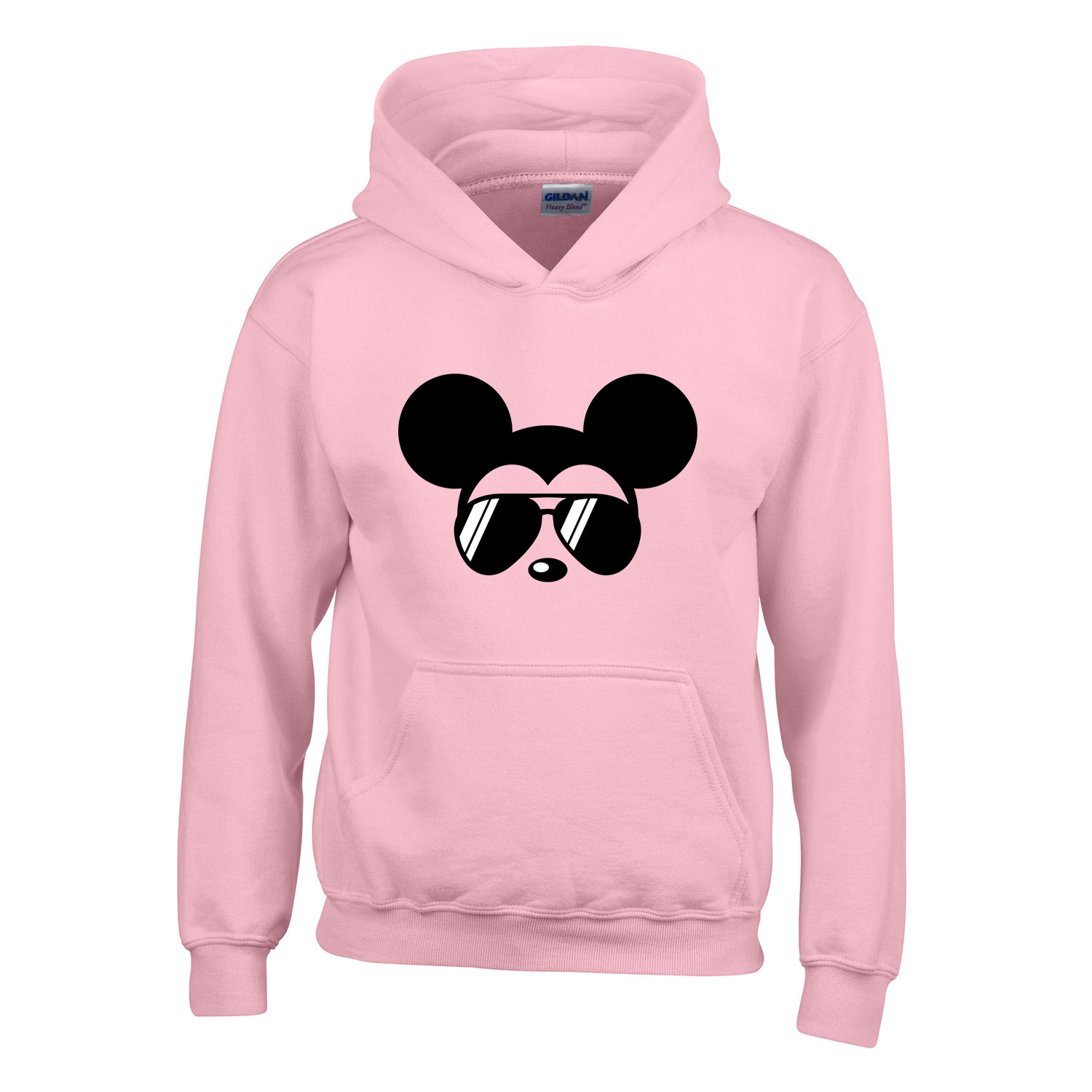 Mickey Egér Rózsaszín Gyerek Kapucnis Pulóver
