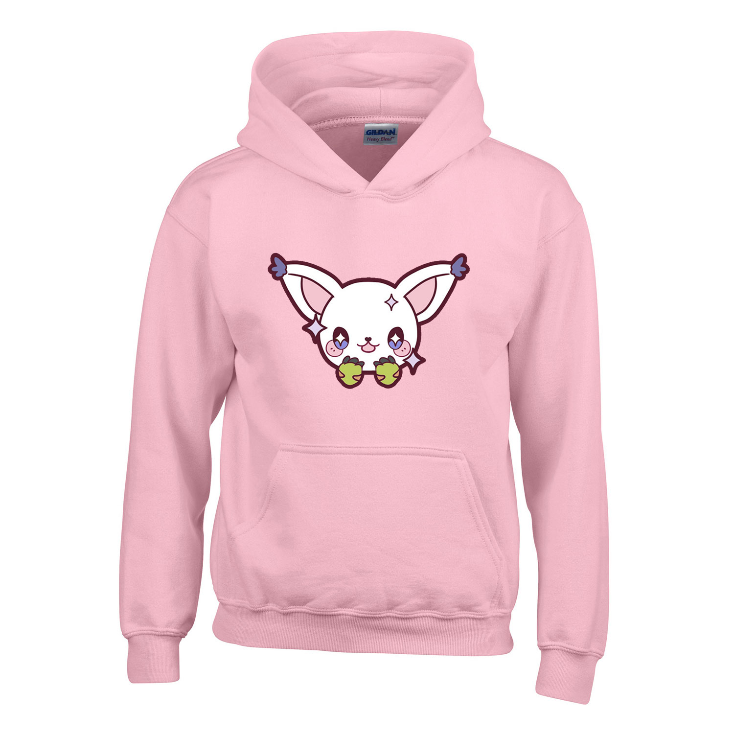 digimon gatomon Rózsaszín Gyerek Kapucnis Pulóver
