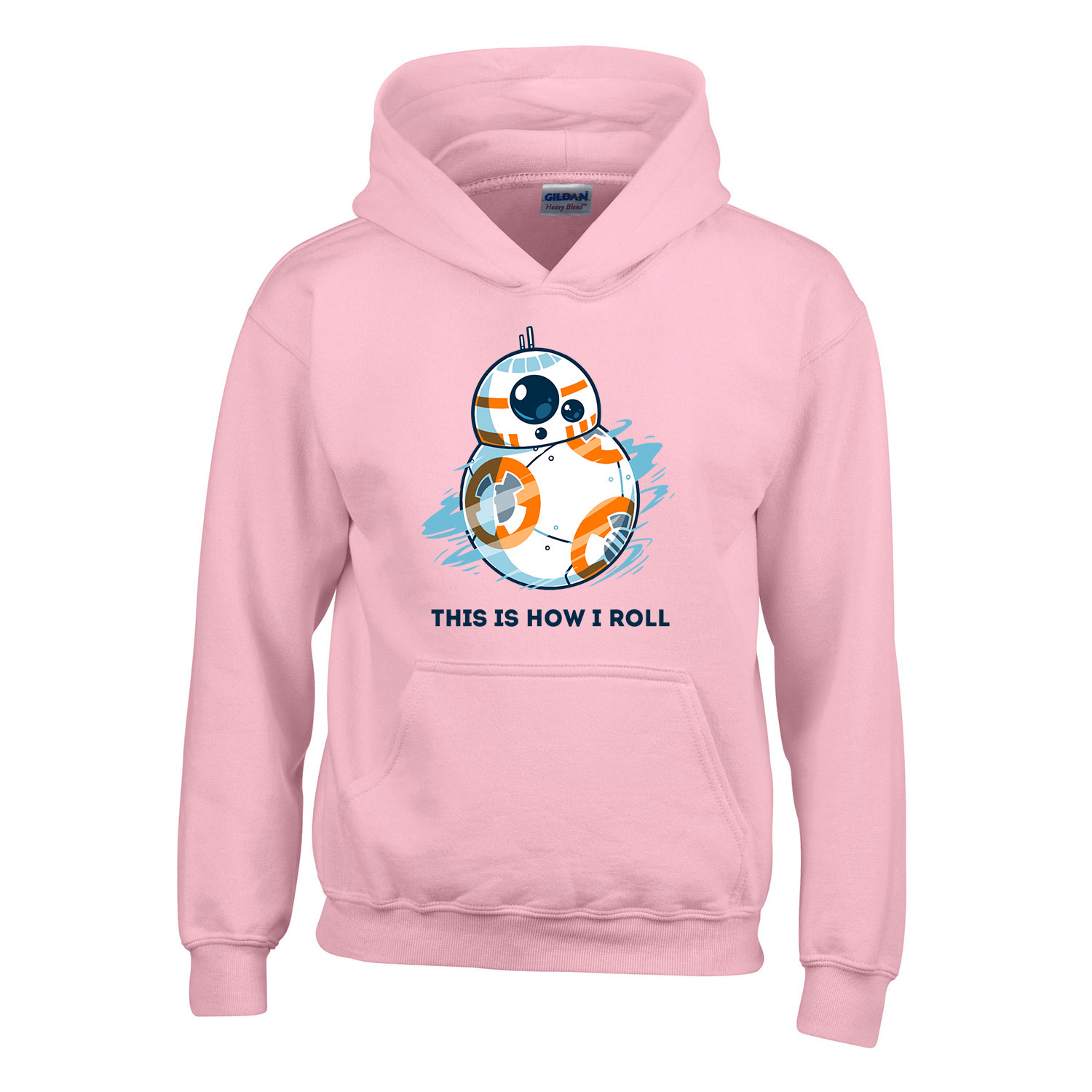 bb8 star wars Rózsaszín Gyerek Kapucnis Pulóver