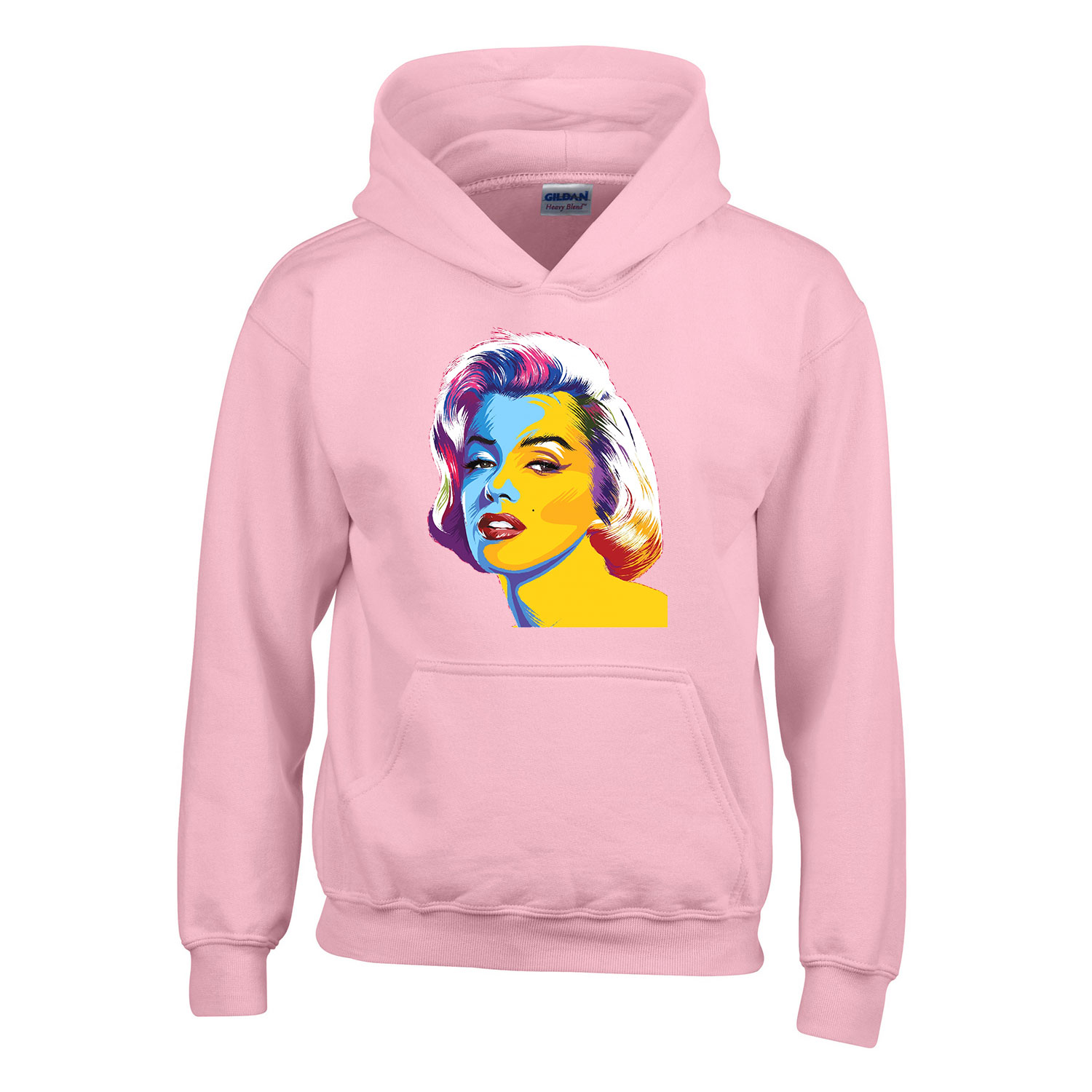 Marilyn Monroe Rózsaszín Gyerek Kapucnis Pulóver