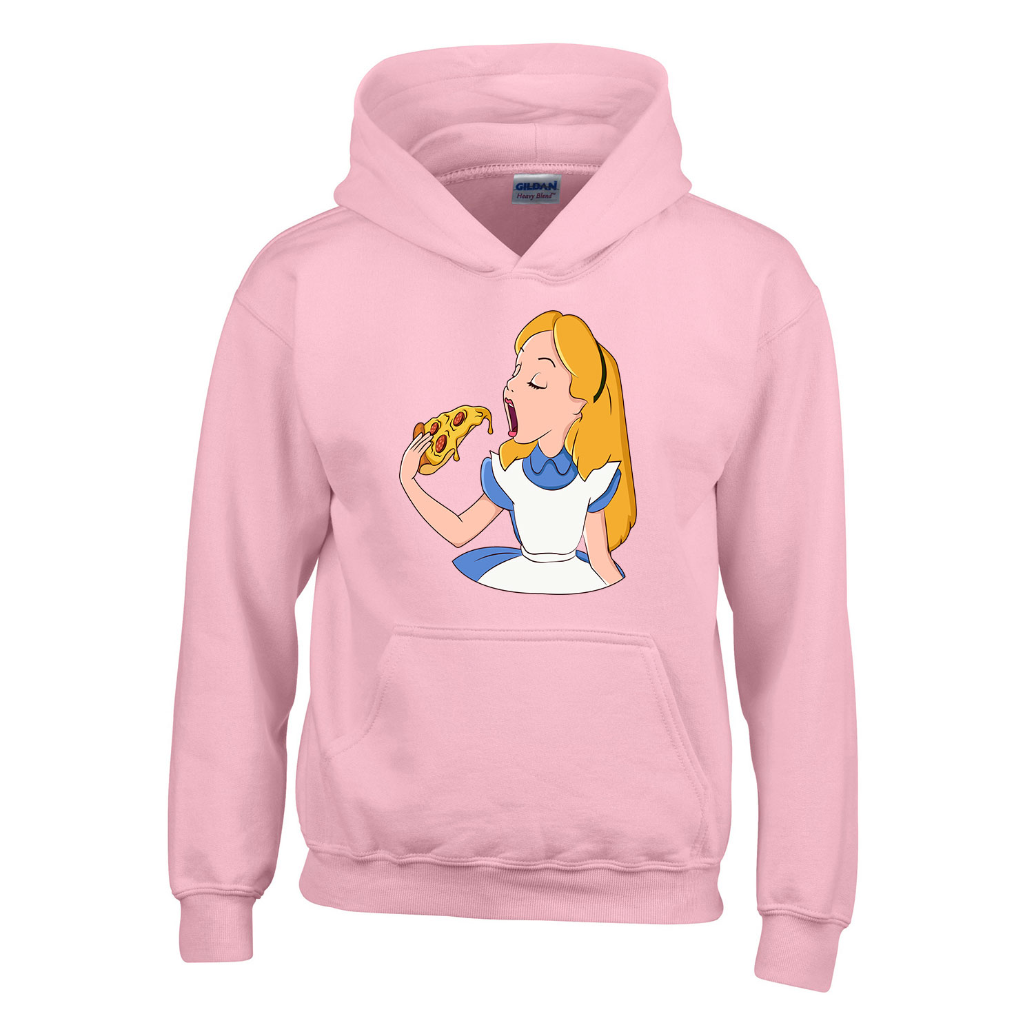 aliz csodaországban alice in wonderland Rózsaszín Gyerek Kapucnis Pulóver
