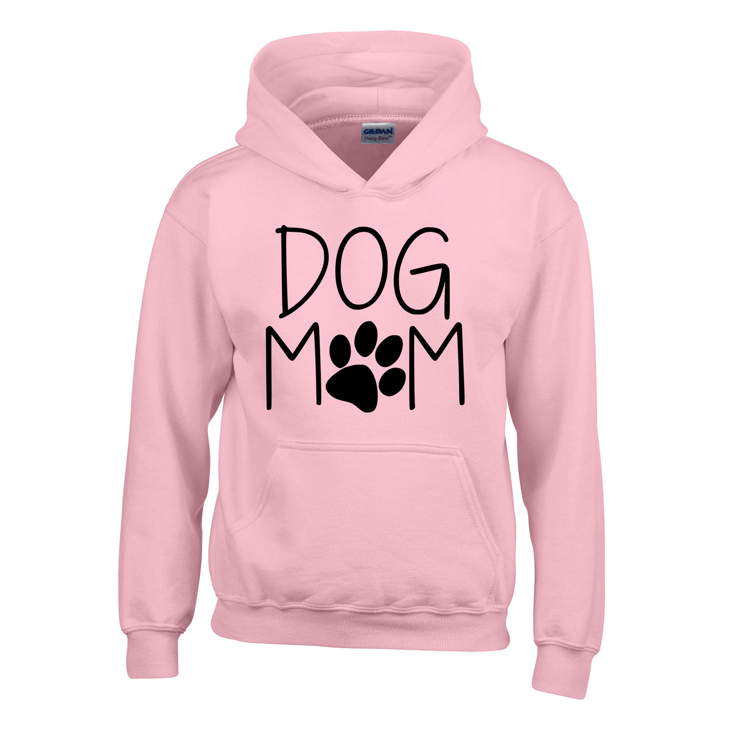 dog mom kutya kutyás Rózsaszín Gyerek Kapucnis Pulóver